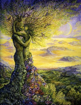 JW natures embrace Fantasy Oil Paintings